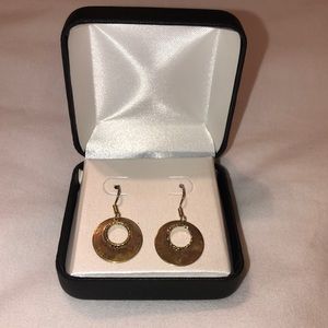 Gold Circle Earrings
